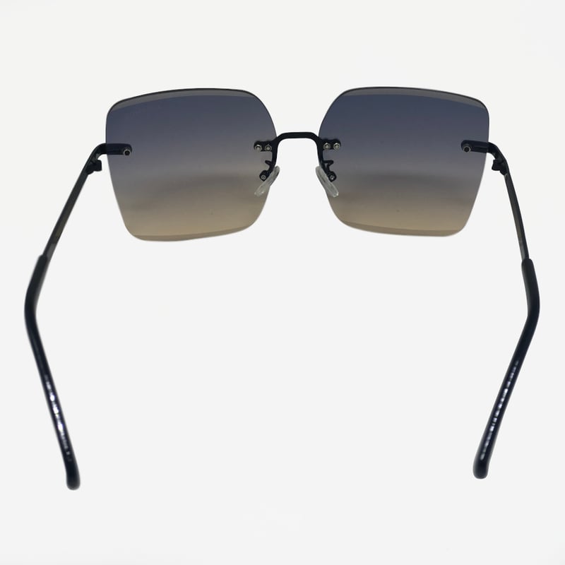 Óculos de Sol Quadrado Preto Lente Degradê  MG962