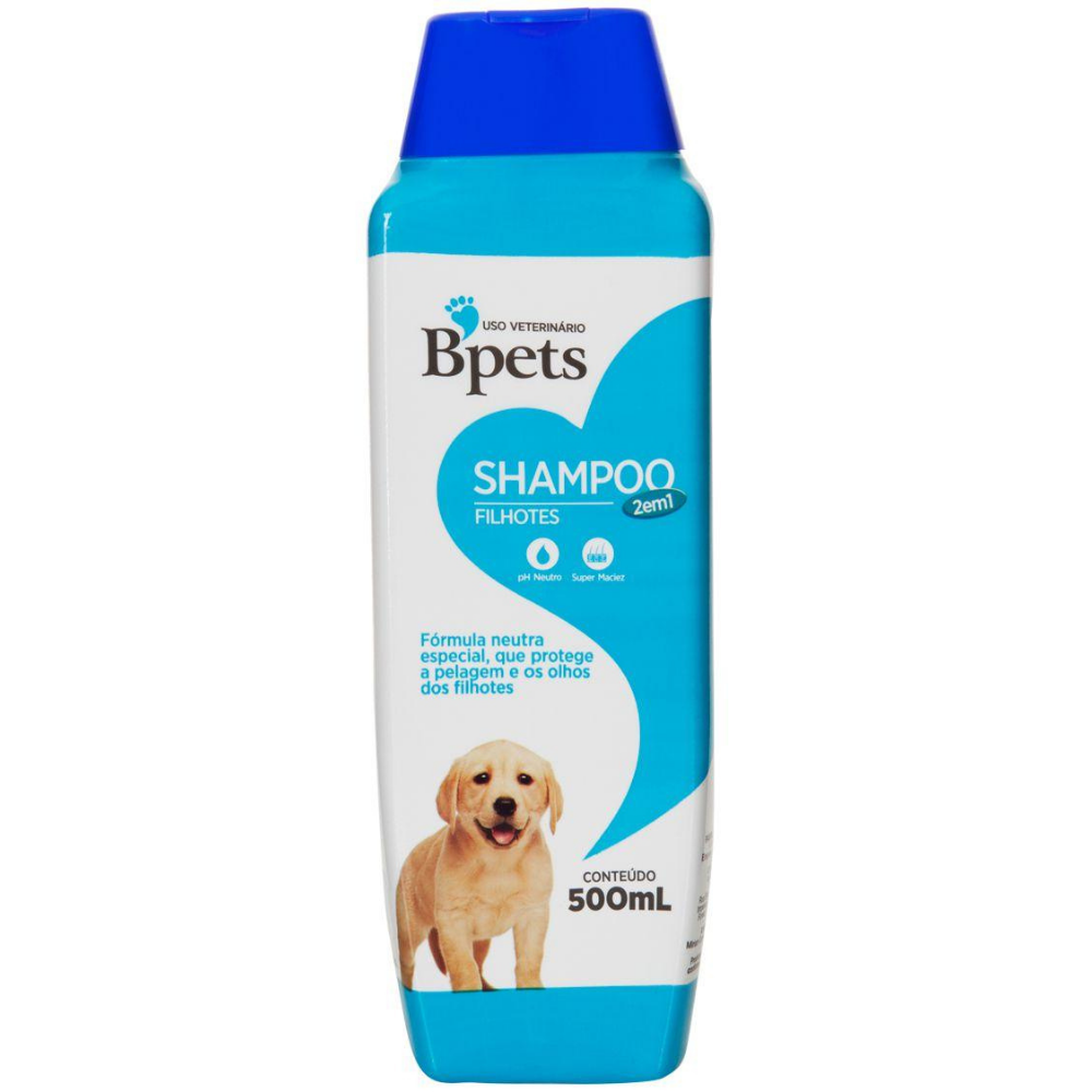 Shampoo Pet para Filhotes 2 em 1 500ml Bpets lipeisa