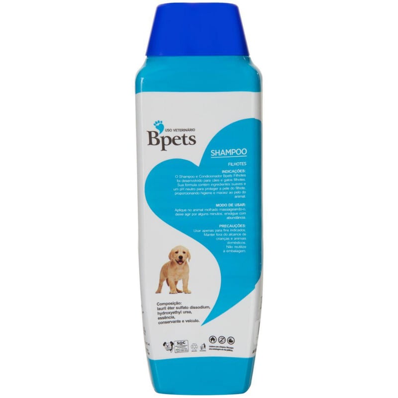 Shampoo Pet para Filhotes 2 em 1 500ml  Bpets