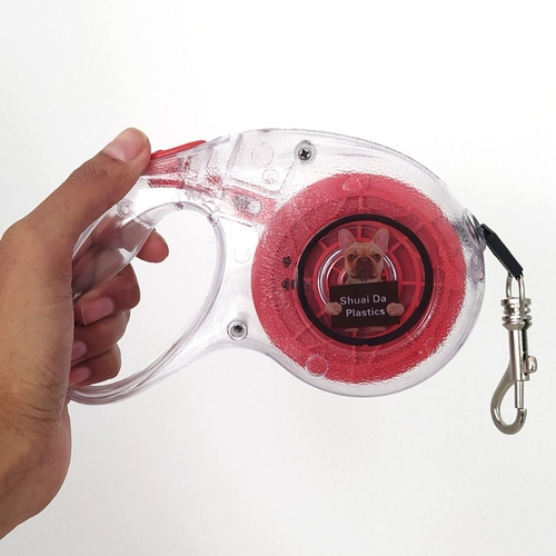 Guia Retrátil Automática com Trava para Pet 3M - Laranja