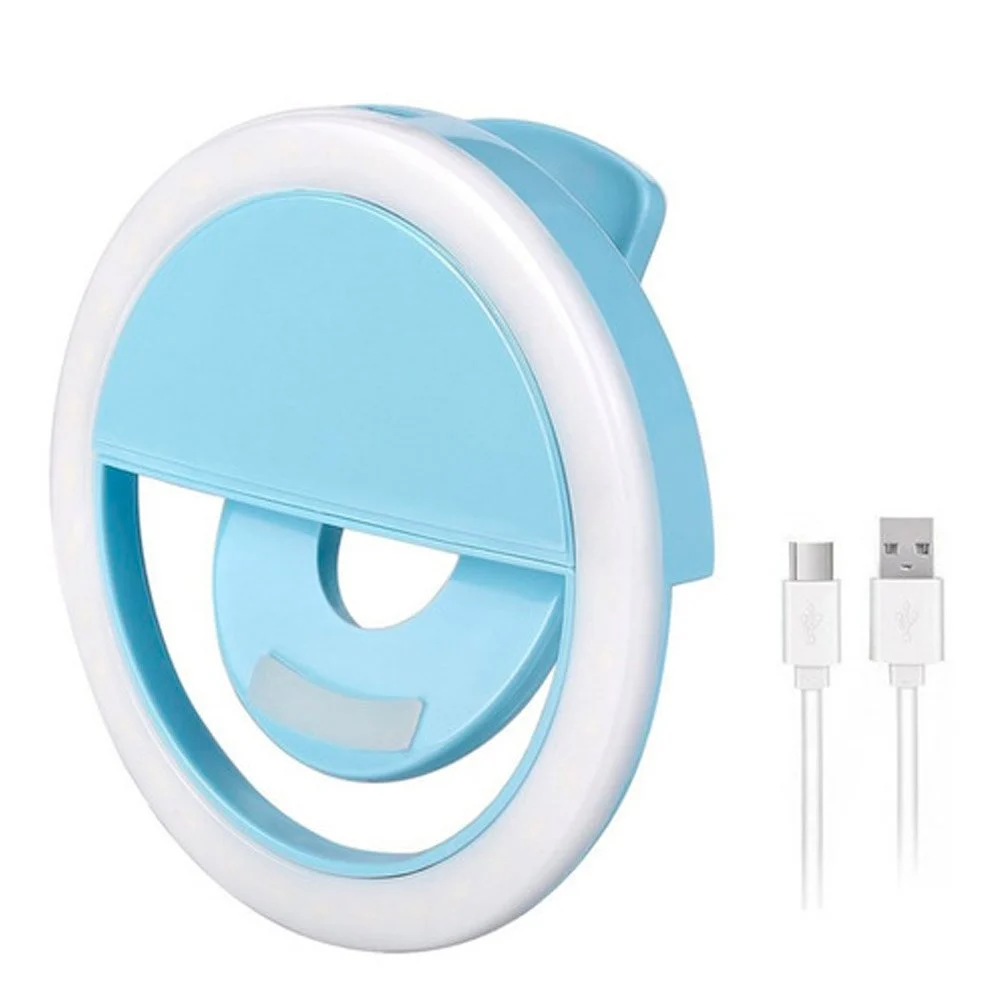 Ring Light para Celular - Azul