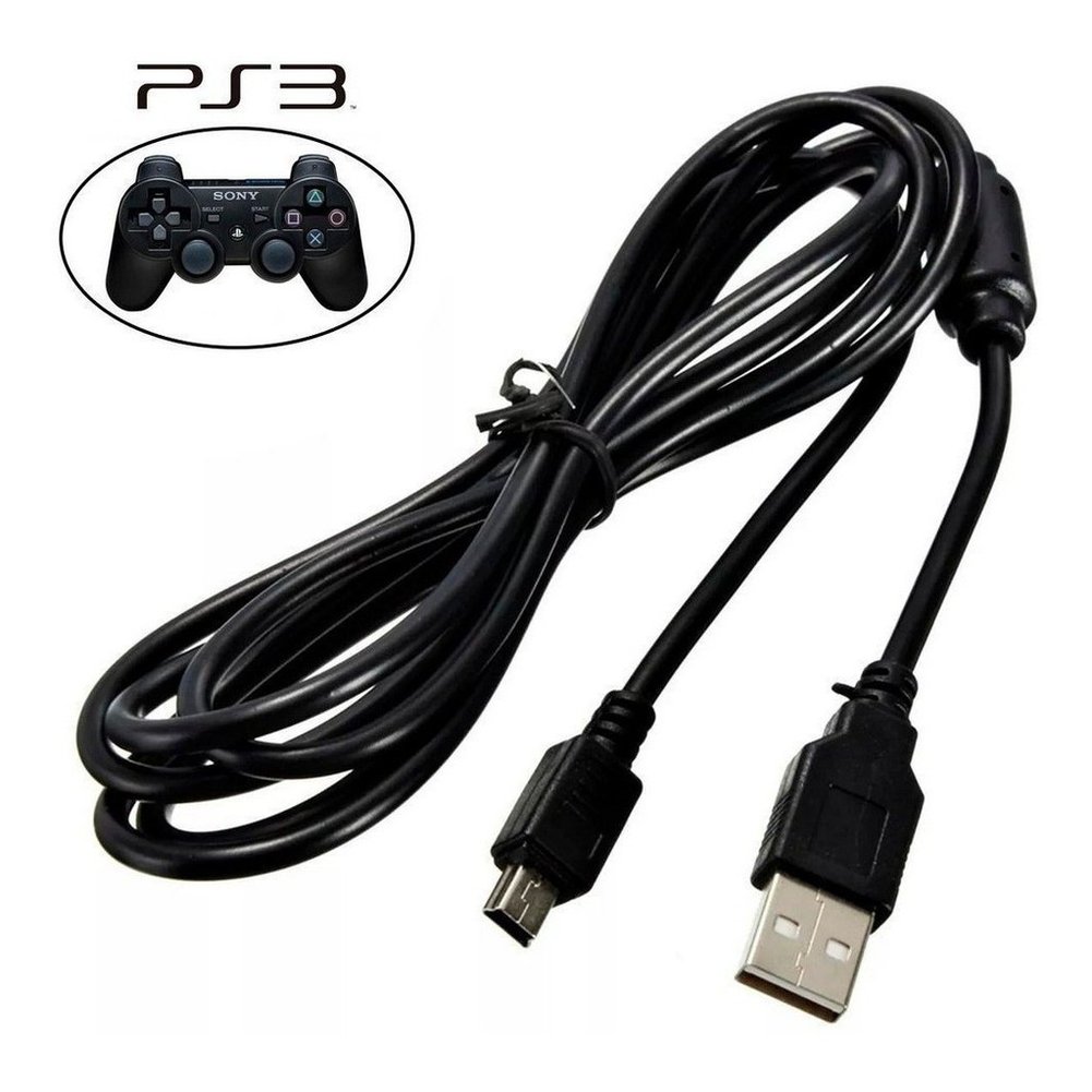 Cabo USB V3 para controle PS3 KTS