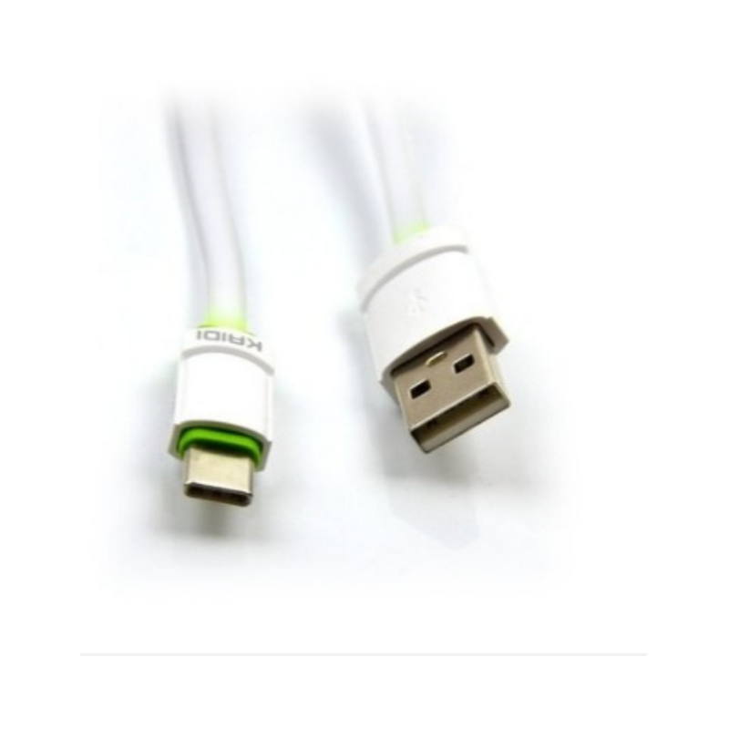 Cabo Carregamento Rápido Tipo C 1M Kaidi TC30