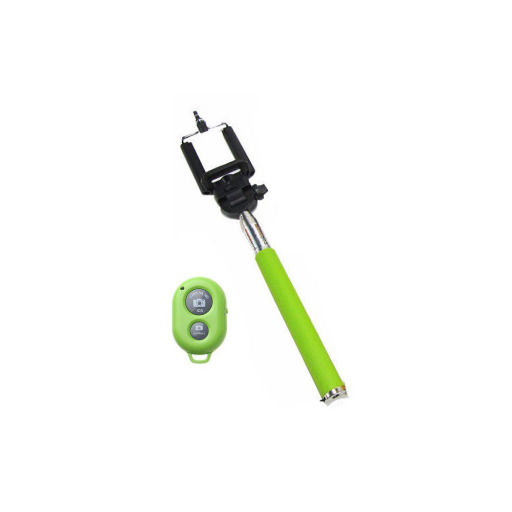 Pau de Selfie com Controle Bluetooth LT2009 - Verde