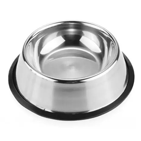 Comedouro para Pets 250ml Aço Inox