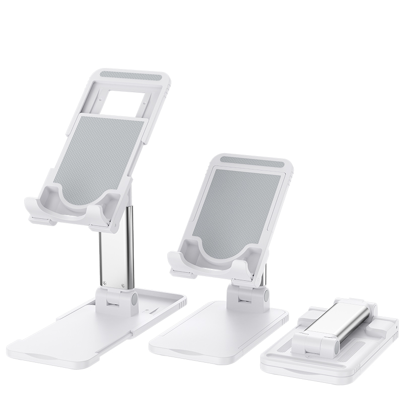 Suporte de Mesa para Celular Ajustável Branco