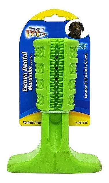 Brinquedo Pet Mordedor e Escova de Dente para Cães