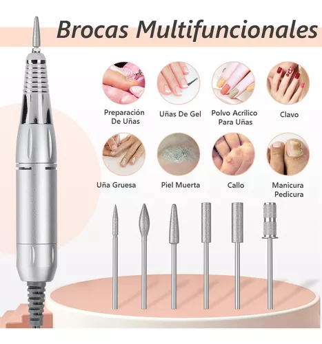 Lixadeira de Unhas Profissional Recarregável