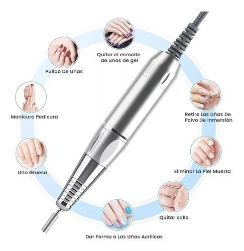 Lixadeira de Unhas Profissional Recarregável