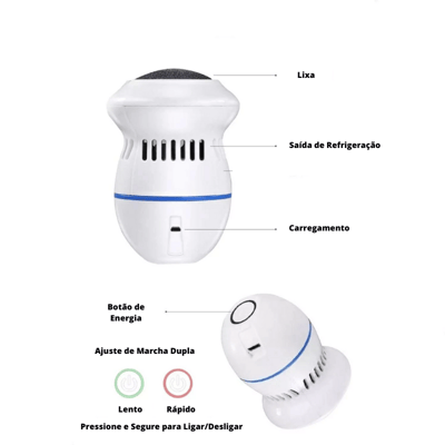 Suply São Paulo  Lixa de Pé e Esfoliante de Calos Elétrica  3