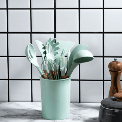 Suply São Paulo Kit utensílios de Cozinha de Silicone 5 Suply São Paulo Kit utensílios de Cozinha de Silicone 5