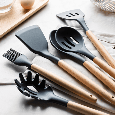 Flere Marketplace  Kit utensílios de Cozinha de Silicone  3