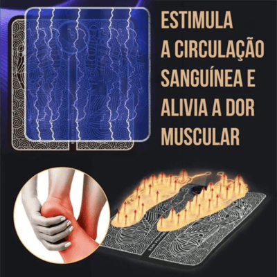 Suply São Paulo Tapete Massageador Elétrico para os Pés 3 Suply São Paulo Tapete Massageador Elétrico para os Pés 3