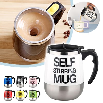 SSM PRODUTOS  Caneca Mixer Elétrica Self Stirring Mug 400ml  8