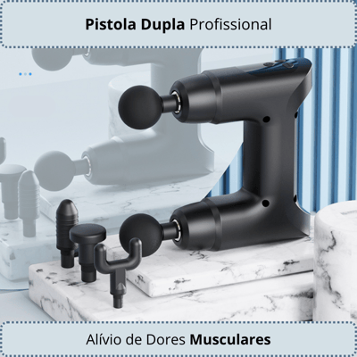 Suply São Paulo  Pistola Massageadora Dupla - Elétrica  1 Suply São Paulo  Pistola Massageadora Dupla - Elétrica  1