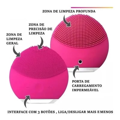 Suply São Paulo  Esponja de Limpeza Facial Elétrica   1 Suply São Paulo  Esponja de Limpeza Facial Elétrica   1