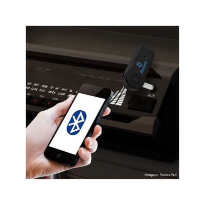 Suply São Paulo Adaptador Bluetooth com Entrada Auxiliar P2 2 Suply São Paulo Adaptador Bluetooth com Entrada Auxiliar P2 2