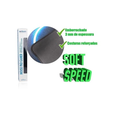 Suply São Paulo  Mouse Pad Gamer Circulo de Luz Exbom  4 Suply São Paulo  Mouse Pad Gamer Circulo de Luz Exbom  4