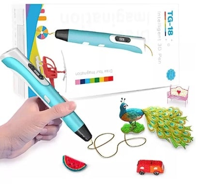 Caneta Impressora 3D com Filamento