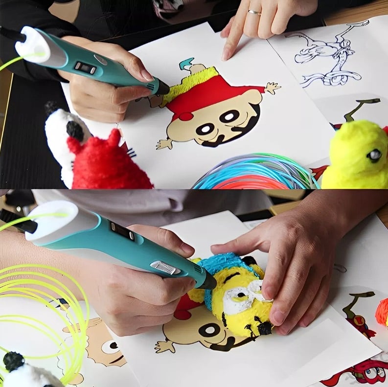 Caneta Impressora 3D com Filamento