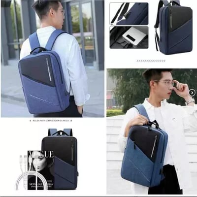 Suply São Paulo  Mochila Azul para Notebook  1