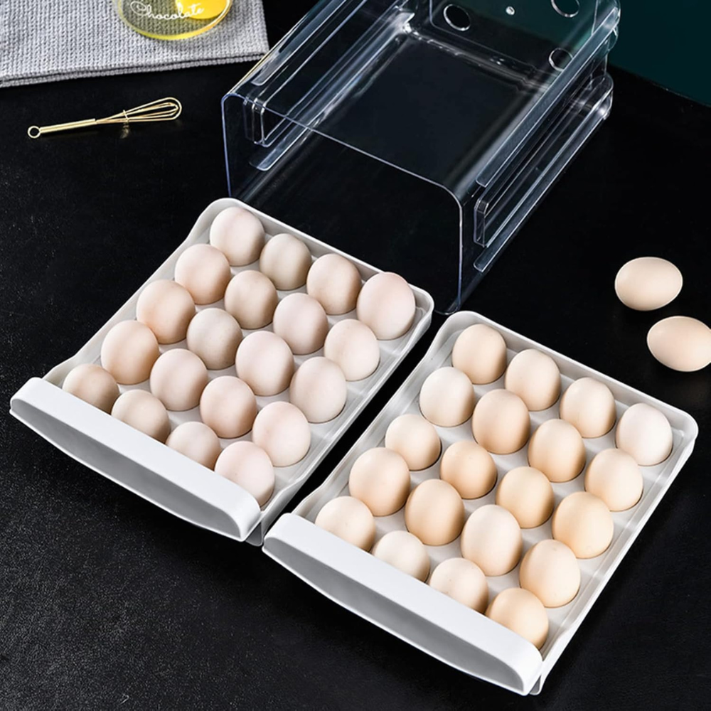 Organizador Gaveteiro Duplo para Ovos - 40 unidades