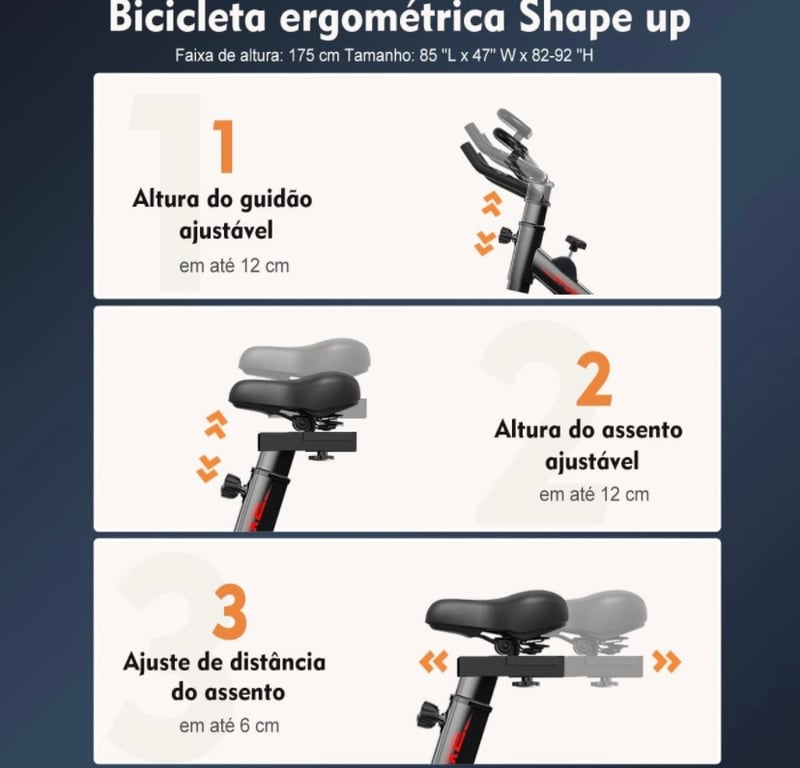 Bicicleta Spiner para Exercícios