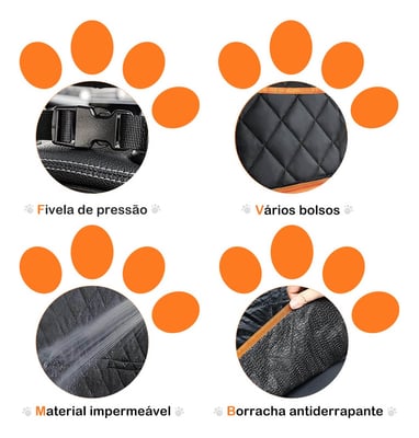 Manumax  Capa Protetora Carro para Cães e Gatos  4