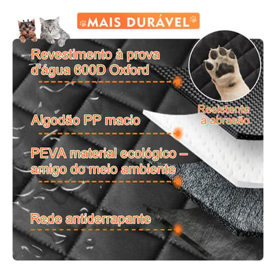 Manumax  Capa Protetora Carro para Cães e Gatos  2