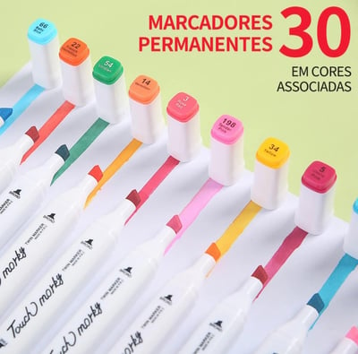 Vitrine de Fornecedores  Conjunto de Canetas Marcador Permanente   5