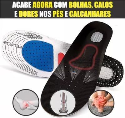 Suply São Paulo Palmilha Ortopédica - Tamanho 41-45 4 Suply São Paulo Palmilha Ortopédica - Tamanho 41-45 4
