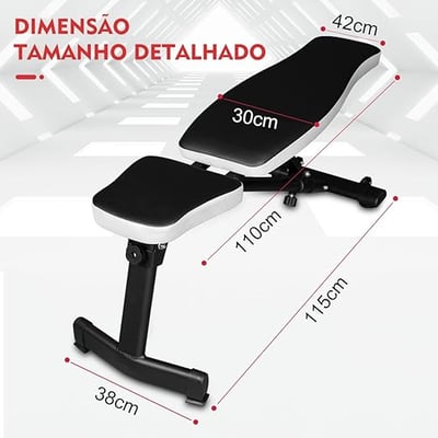 Suply São Paulo Banco Fitness Academia para Exercícios 9 em 1 4 Suply São Paulo Banco Fitness Academia para Exercícios 9 em 1 4