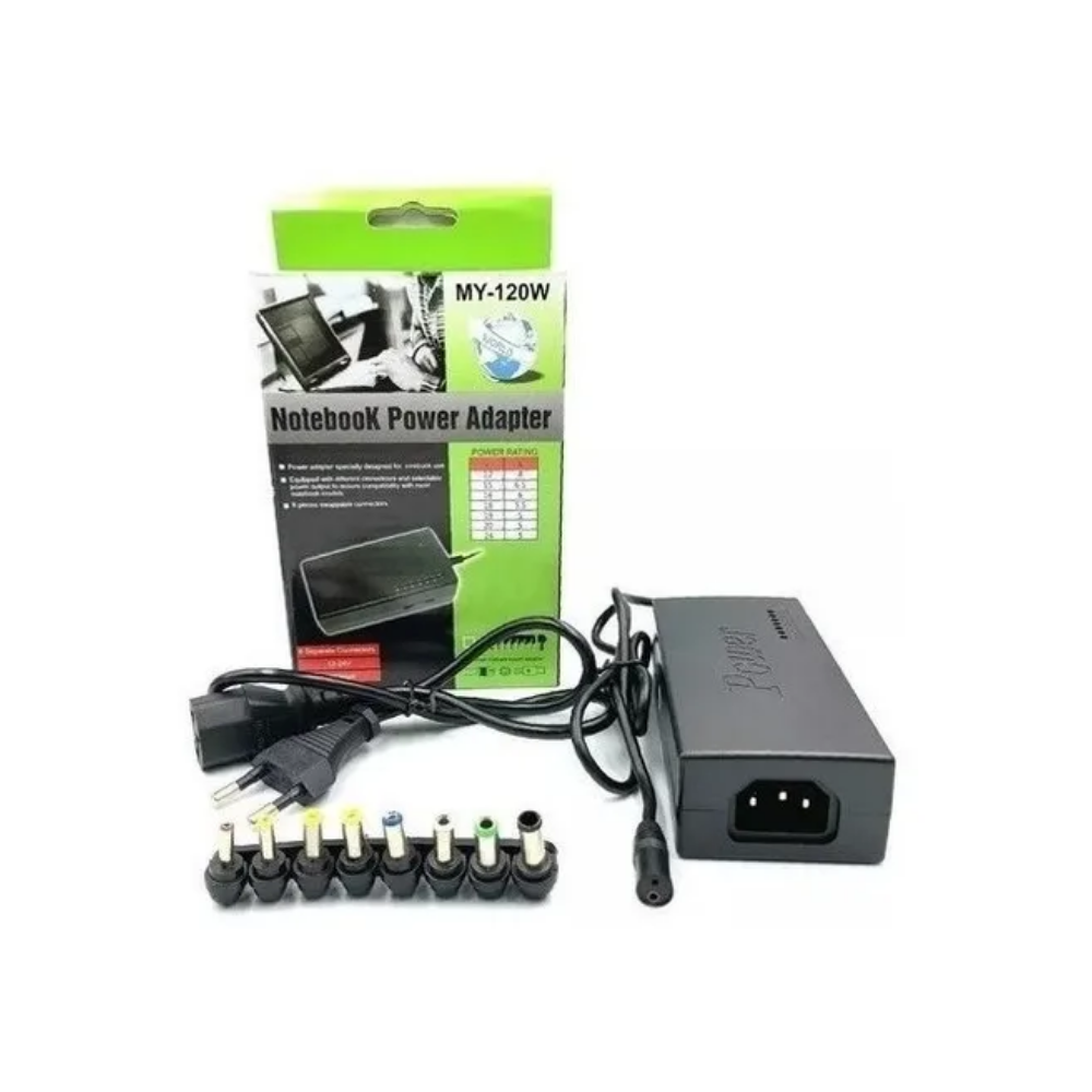 Fonte Notebook Universal com Cabo Carregador  120W