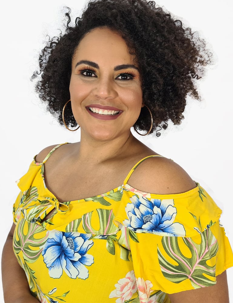 Blusa Feminina Plus Manga Curta com Babados