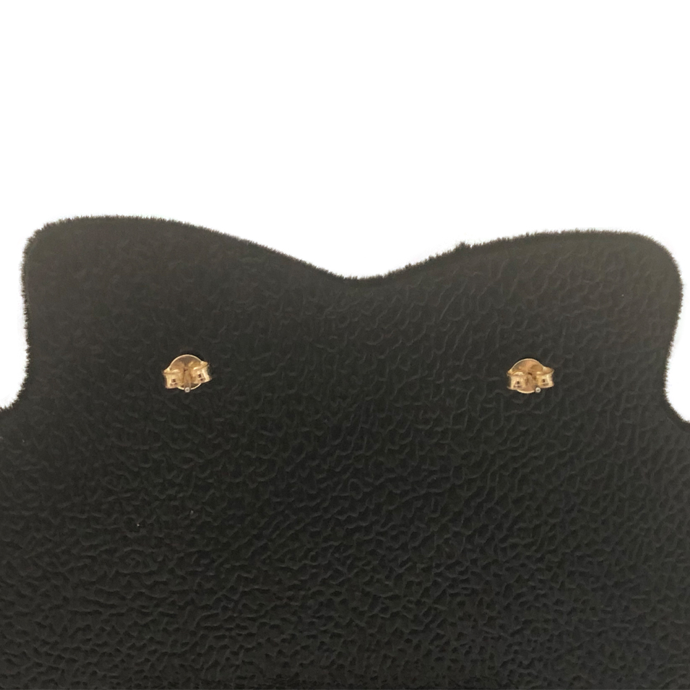 Brinco Esmaltado Coração Azul