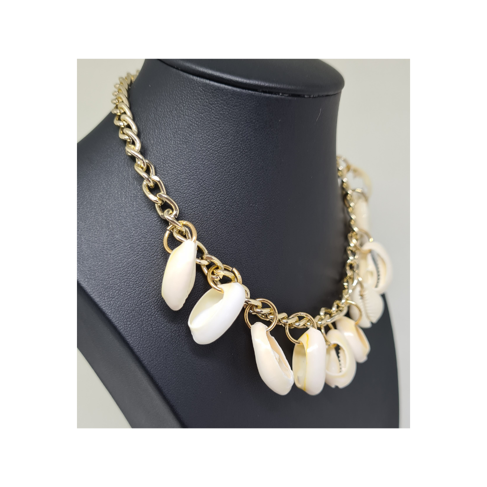 Colar Corrente Búzios Natural