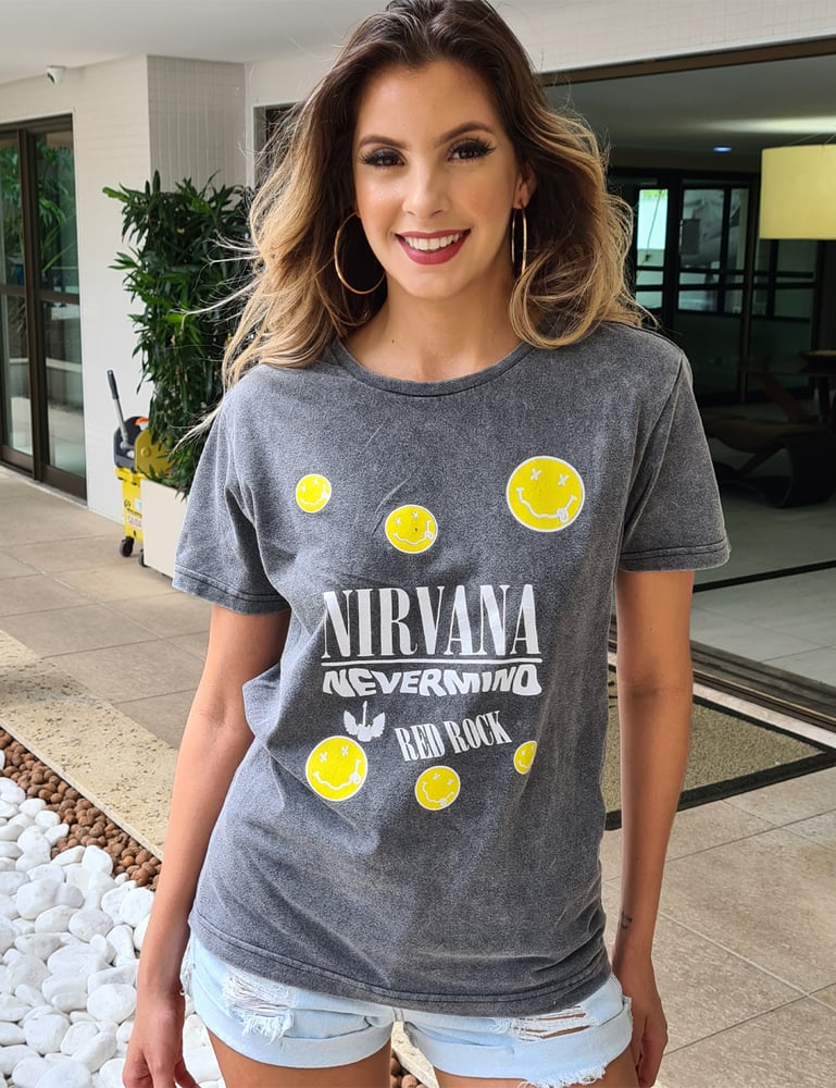 Camisão Feminino Nirvana Cinza Escuro 