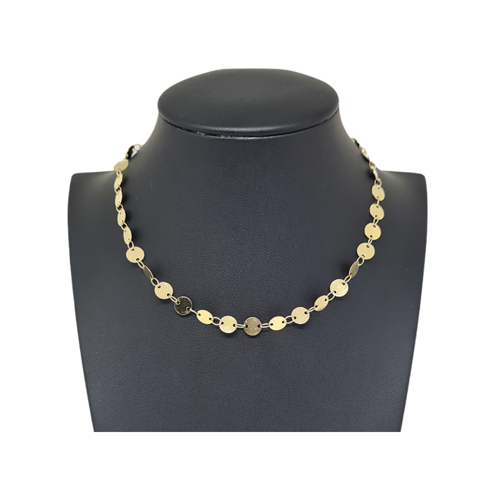 Colar de Plaquinhas Dourada