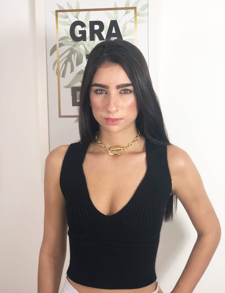 Cropped em Tricô Preto