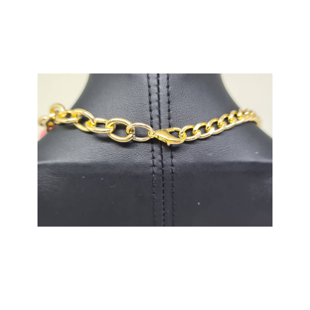 Colar Pingente Búzios Rosa