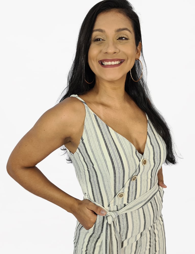 Macaquinho Feminino Listrado