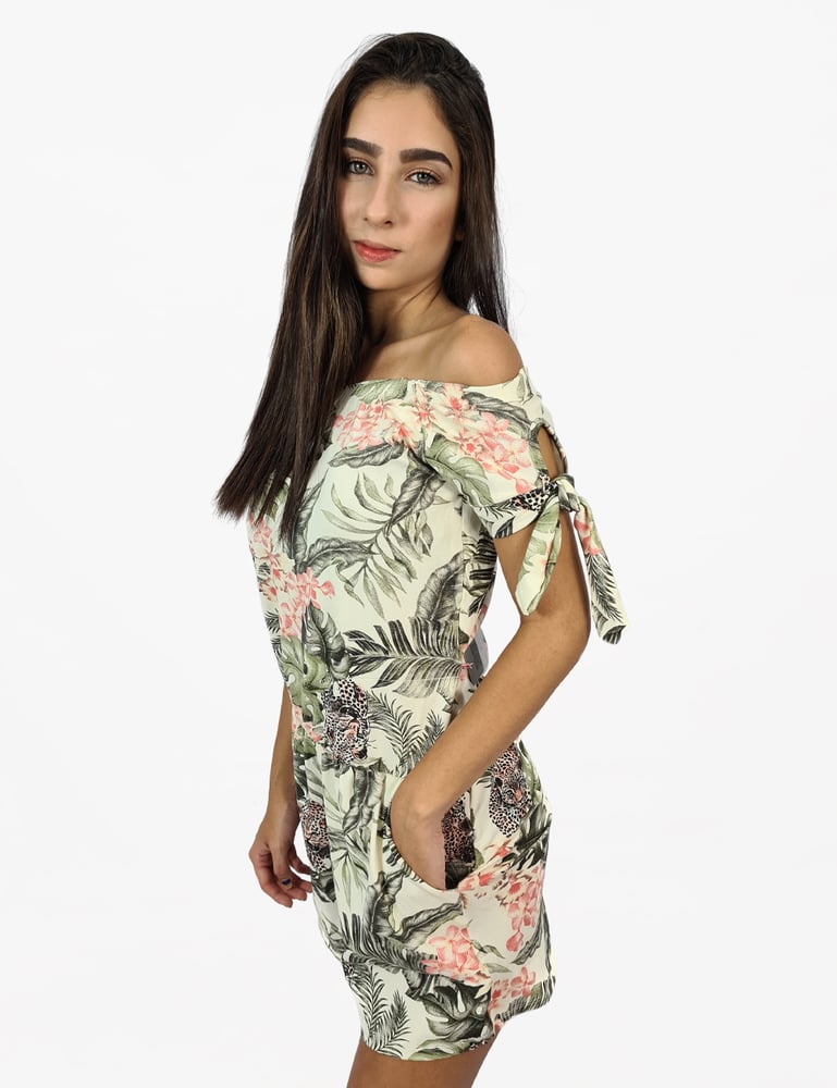 Macaquinho Feminino Floresta com Manga