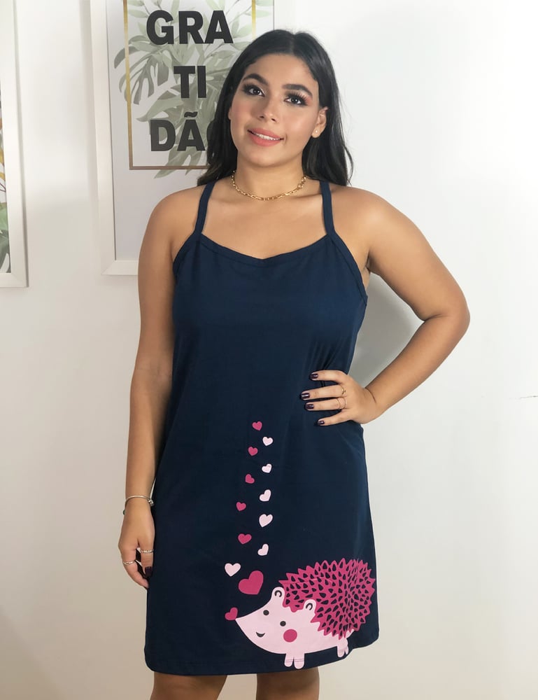 Camisola Feminina de Alcinha Porco Espinho Baby