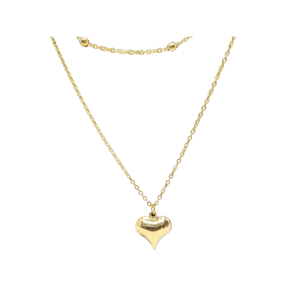 Colar Dois em Um Coração