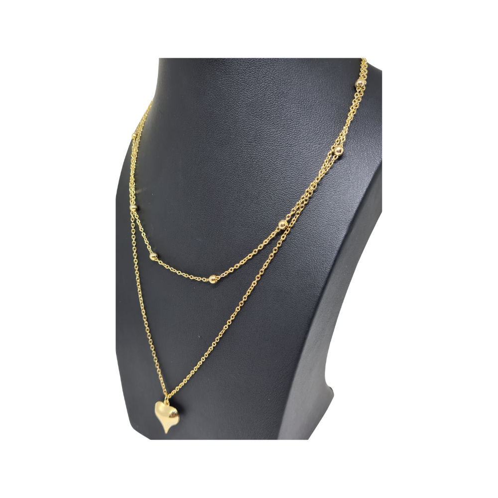 Colar Dois em Um Coração