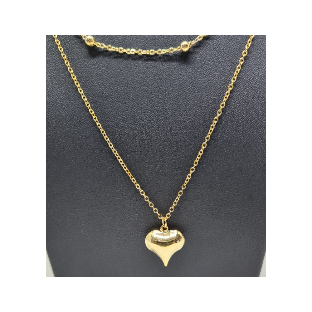 Colar Dois em Um Coração