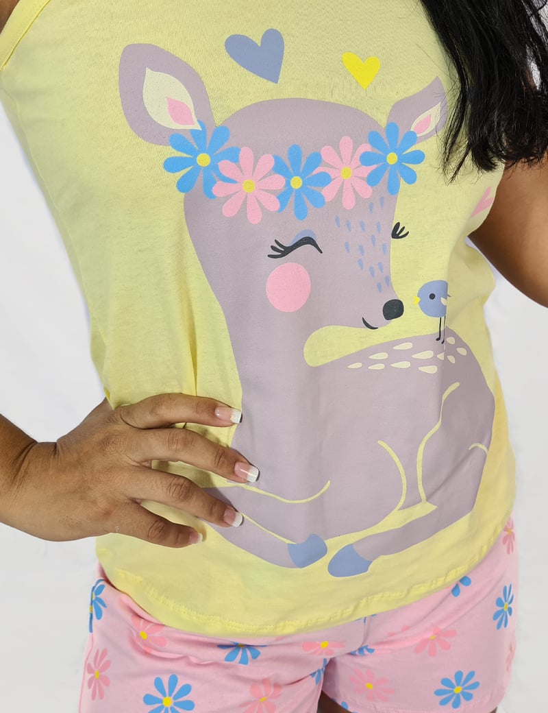 Pijama Femininno Bambi