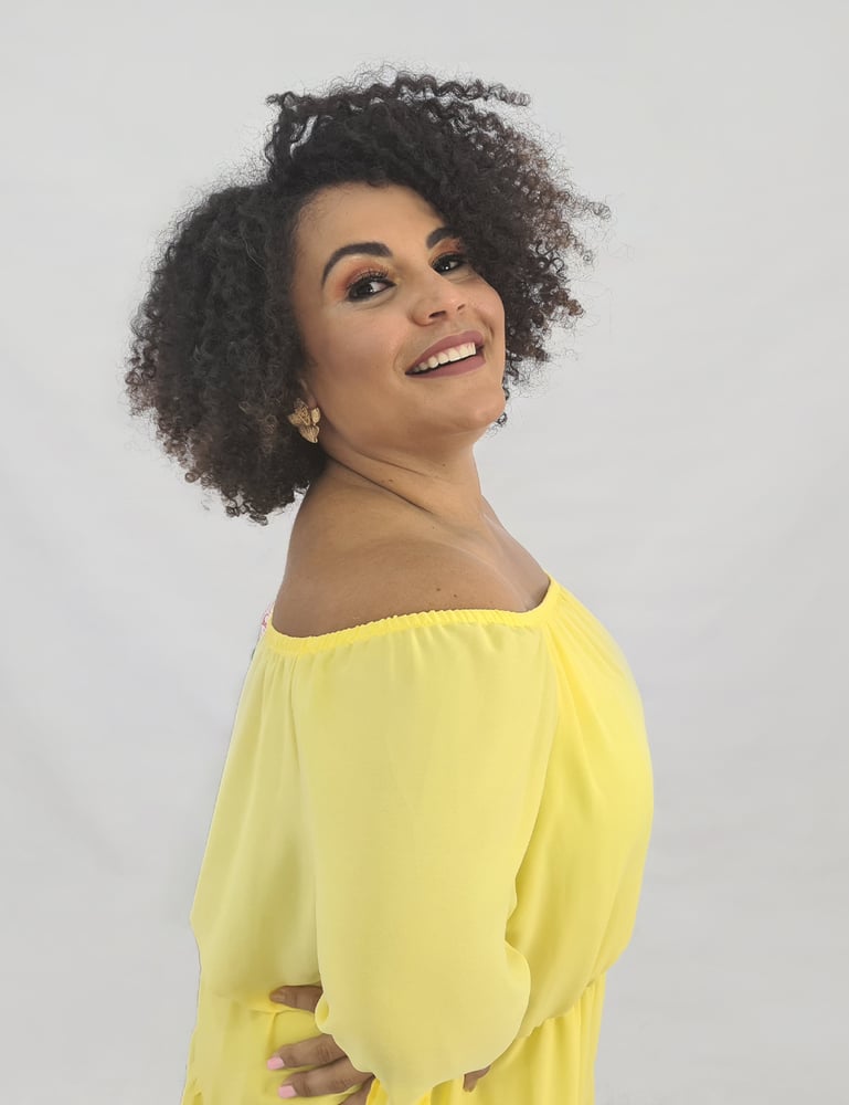 Vestido Midi Ciganinha Plus Size Amarelo