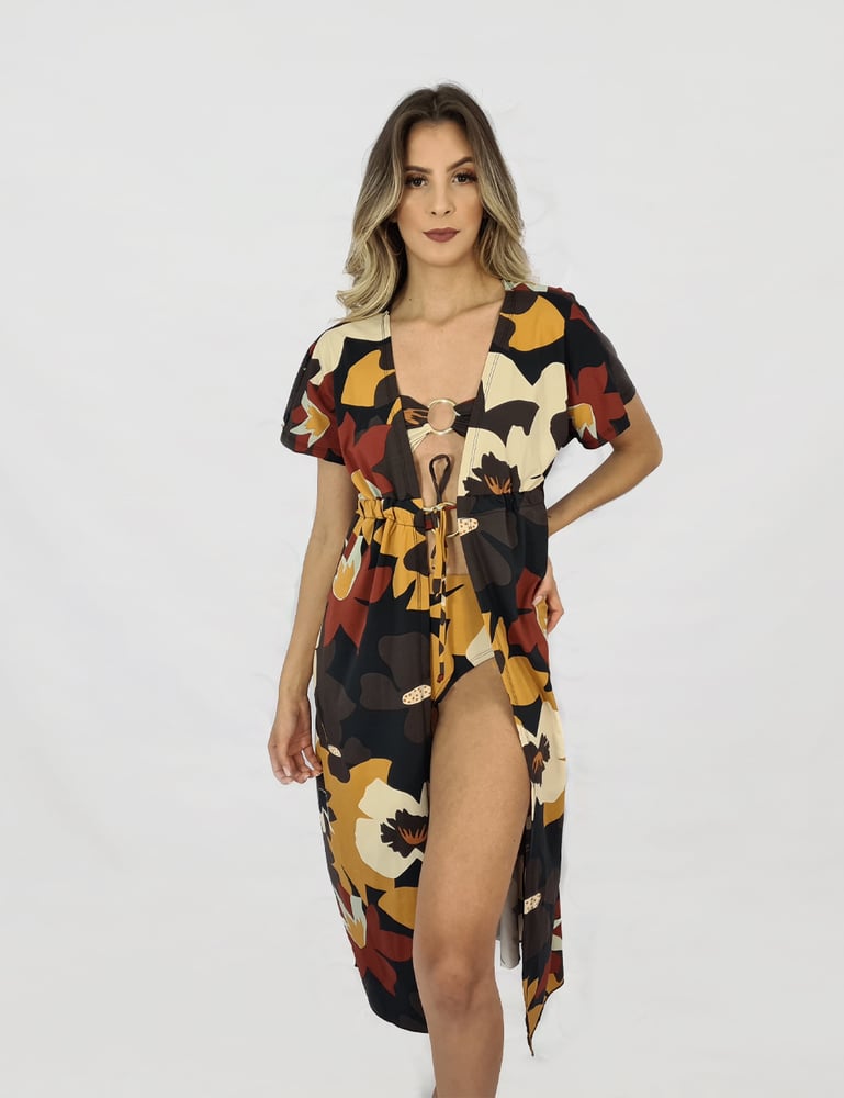 Kit Maiô Body Flores