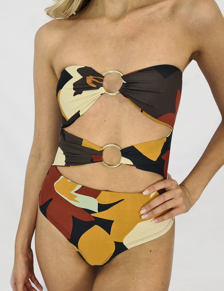 Kit Maiô Body Flores